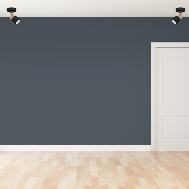 Lampa ścienno-sufitowa Kinkiet Industrialny Spot JOKER BLACK/WOOD 1xGU10 MLP6303 Milagro 1x GU10 Loft nowoczesny metalowy sufitowa ścienna czarny czarna drewno czarno drewniany pojedynczy Inspiracje Premium