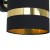 Kinkiet PALMIRA BLACK / GOLD 1xE27 60W MLP6317 Milagro