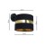 Kinkiet PALMIRA BLACK / GOLD 1xE27 60W MLP6317 Milagro