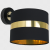 Kinkiet PALMIRA BLACK / GOLD 1xE27 60W MLP6317 Milagro