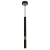 Lampa sufitowa wisząca żyrandol punktowa Industrialna MONZA BLACK/GOLD 1xG9 8W MLP6333 1x G9 Loft nowoczesna oprawa oświetleniowa tuba zwis czarny czarna złoty czarno złota Inspiracje Premium