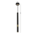 Lampa sufitowa wisząca żyrandol punktowa Industrialna MONZA BLACK/GOLD 1xG9 8W MLP6333 1x G9 Loft nowoczesna oprawa oświetleniowa tuba zwis czarny czarna złoty czarno złota Inspiracje Premium