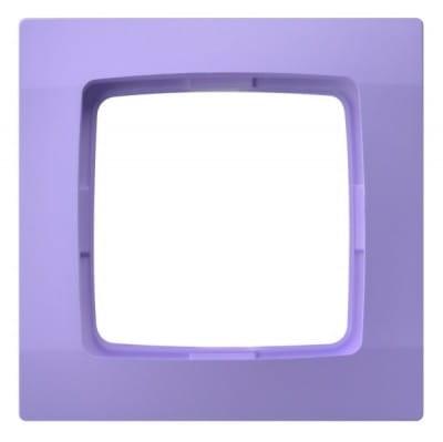 Ramka pojedyncza 1-krotna R-1S/54 Karo OSPEL IP20 Lawenda Fioletowa