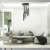 Lampa sufitowa wisząca żyrandol punktowa Industrialna MONZA BLACK/GOLD 7xG9 8W MLP6385 7x G9 Loft nowoczesna oprawa oświetleniowa tuba zwis czarny czarna złoty czarno złota Inspiracje Premium