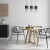 Lampa wisząca ALMERIA BLACK/CHROME 3xE27 MLP64300 Milagro