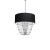 Lampa wisząca ALMERIA BLACK/CHROME 1xE27 MLP6432 Milagro