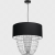 Lampa wisząca ALMERIA BLACK/CHROME 1xE27 MLP6432 Milagro
