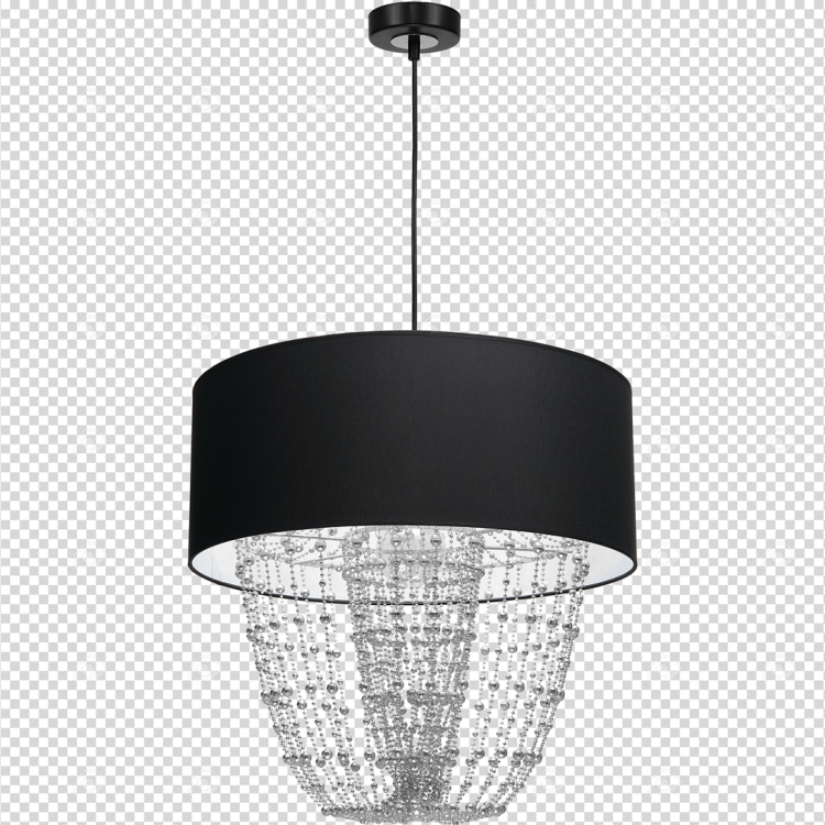 Lampa wisząca ALMERIA BLACK/CHROME 1xE27 MLP6432 Milagro