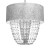 Lampa wisząca ALMERIA SILVER/BLACK 1xE27 MLP6437 Milagro