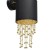 Kinkiet ALMERIA BLACK/GOLD 1xE27 MLP6438 Milagro