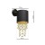 Kinkiet ALMERIA BLACK/GOLD 1xE27 MLP6438 Milagro