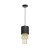 Lampa wisząca ALMERIA BLACK/GOLD 1xE27 MLP6439 Milagro