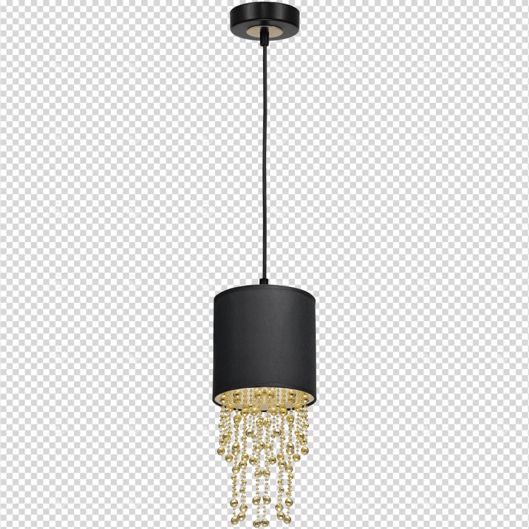 Lampa wisząca ALMERIA BLACK/GOLD 1xE27 MLP6439 Milagro