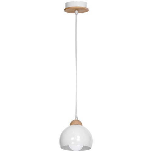 Lampa wisząca DAMA WHITE 1xE27 MLP6440 Milagro