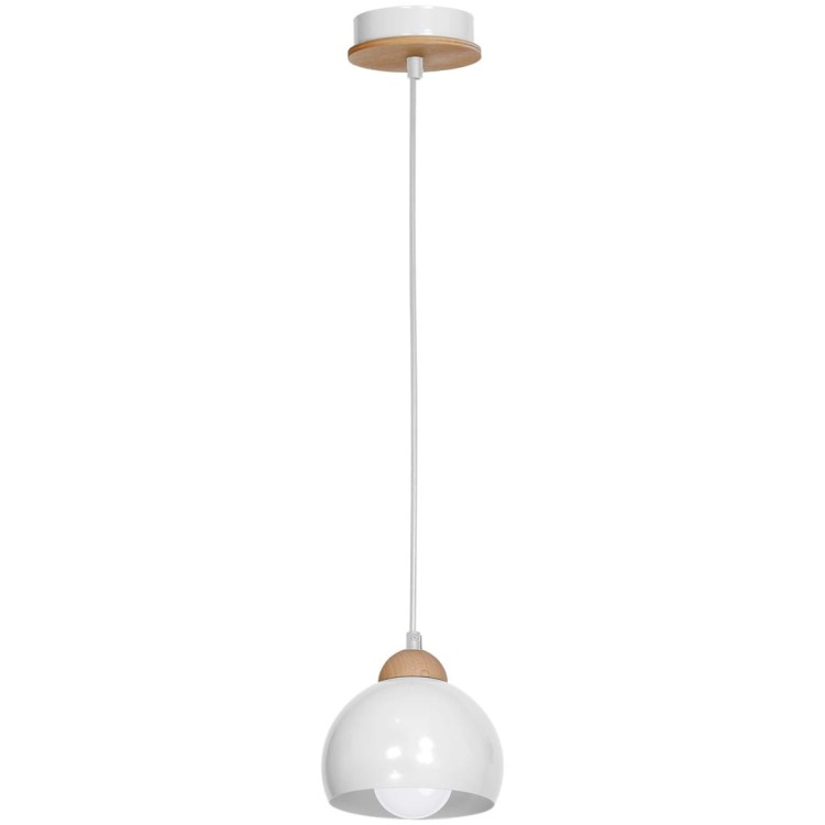 Lampa wisząca DAMA WHITE 1xE27 MLP6440 Milagro