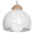 Lampa wisząca DAMA WHITE 1xE27 MLP6440 Milagro