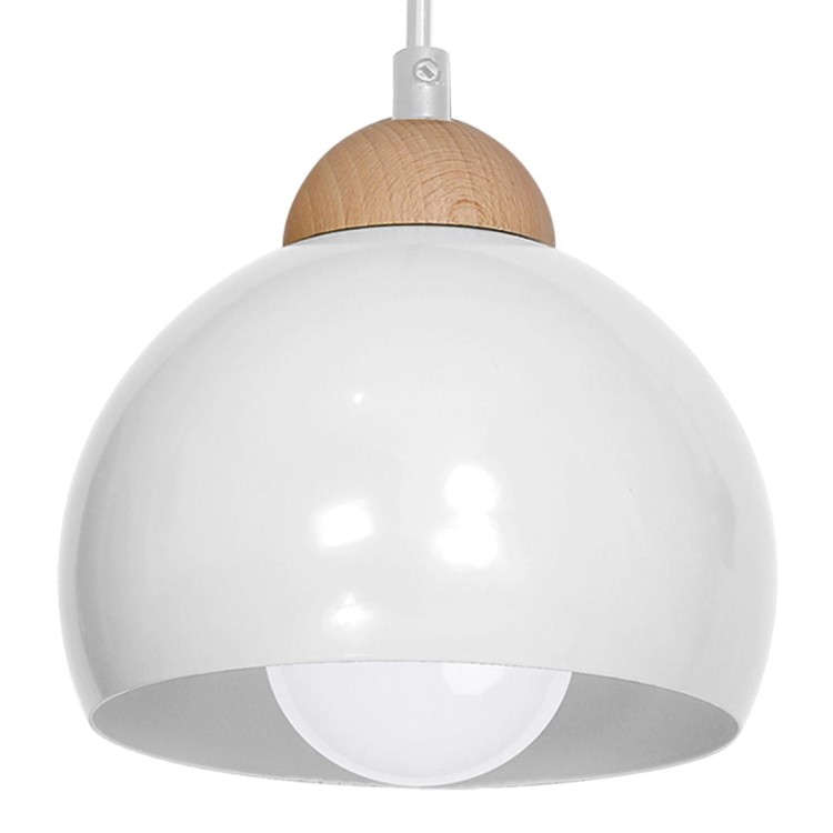 Lampa wisząca DAMA WHITE 1xE27 MLP6440 Milagro