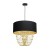Lampa wisząca ALMERIA BLACK/GOLD 1xE27 MLP6442 Milagro