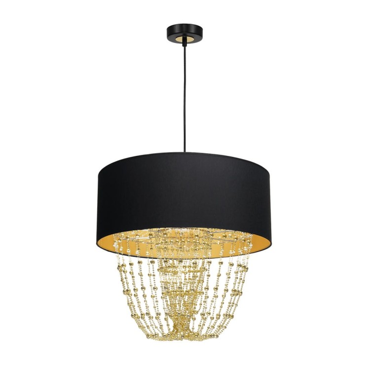 Lampa wisząca ALMERIA BLACK/GOLD 1xE27 MLP6442 Milagro