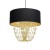 Lampa wisząca ALMERIA BLACK/GOLD 1xE27 MLP6442 Milagro