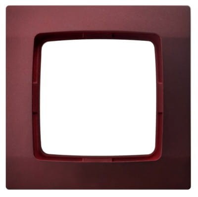 Ramka pojedyncza 1-krotna R-1S/58 Karo OSPEL IP20 Burgund
