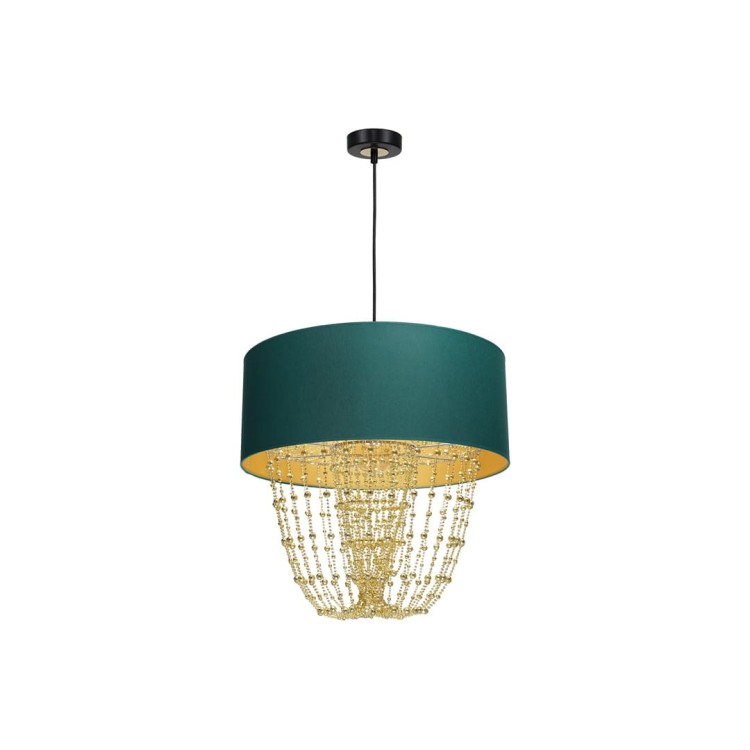 Lampa wisząca ALMERIA GREEN/GOLD 1xE27 MLP6452 Milagro