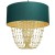 Lampa wisząca ALMERIA GREEN/GOLD 1xE27 MLP6452 Milagro