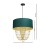 Lampa wisząca ALMERIA GREEN/GOLD 1xE27 MLP6452 Milagro