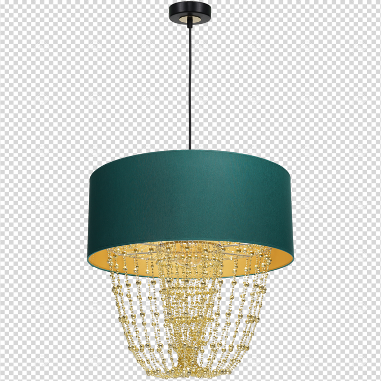 Lampa wisząca ALMERIA GREEN/GOLD 1xE27 MLP6452 Milagro
