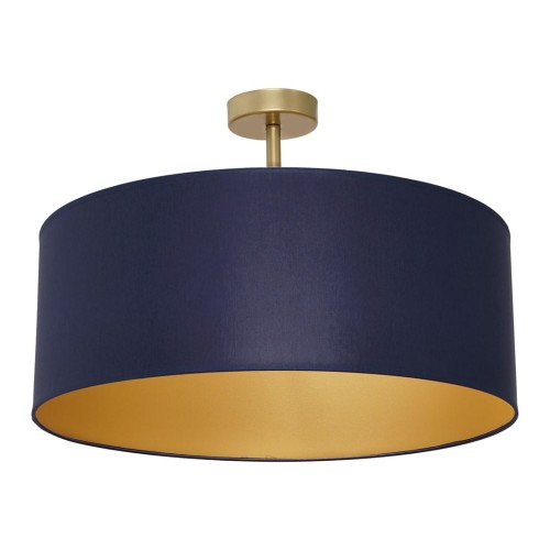 Lampa sufitowa BEN NAVY BLUE/GOLD 3xE27 MLP6457 Milagro