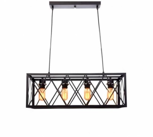 Lampa sufitowa wisząca Industrialna BRUTO Kobi KRBO Loft metalowa czarna