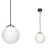 Lampa wisząca SPARTA BLACK / GOLD 1xE27 MLP6495 Milagro