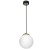 Lampa wisząca SPARTA BLACK / GOLD 1xE27 MLP6495 Milagro