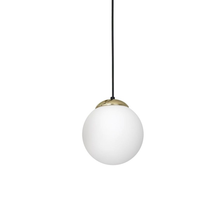 Lampa wisząca SPARTA BLACK / GOLD 1xE27 MLP6495 Milagro