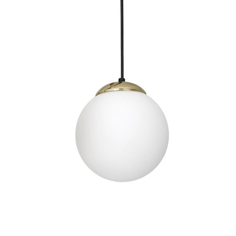 Lampa wisząca SPARTA BLACK / GOLD 1xE27 MLP6495 Milagro