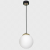 Lampa wisząca SPARTA BLACK / GOLD 1xE27 MLP6495 Milagro