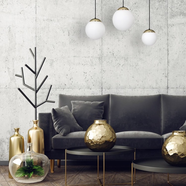 Lampa wisząca SPARTA BLACK / GOLD 3xE14 MLP6500 Milagro