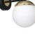 Kinkiet SPARTA BLACK / GOLD 1xE14 MLP6512 Milagro