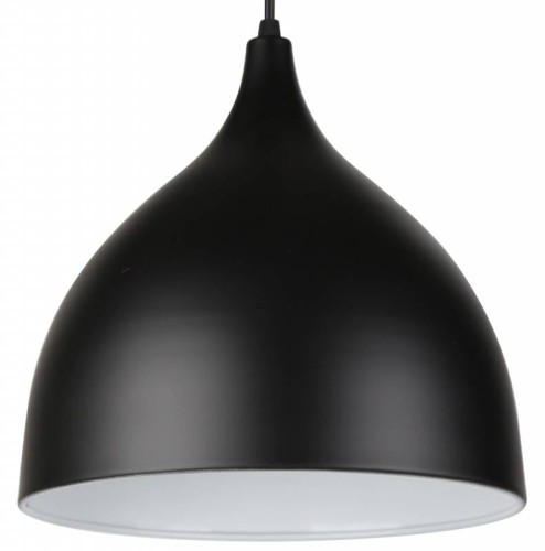 Lampa sufitowa wisząca Industrialna BOTELLA Kobi KRBAB Loft nowoczesna metalowa czarna pojedyncza