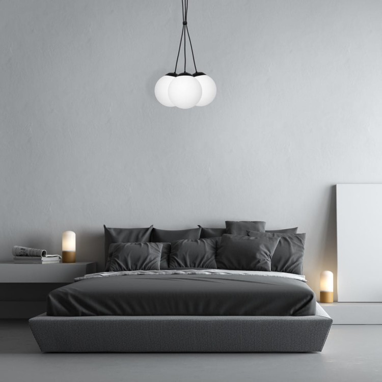 Lampa wisząca LIMA BLACK 3xE14 MLP6523 Milagro