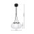 Lampa wisząca LIMA BLACK 3xE14 MLP6523 Milagro