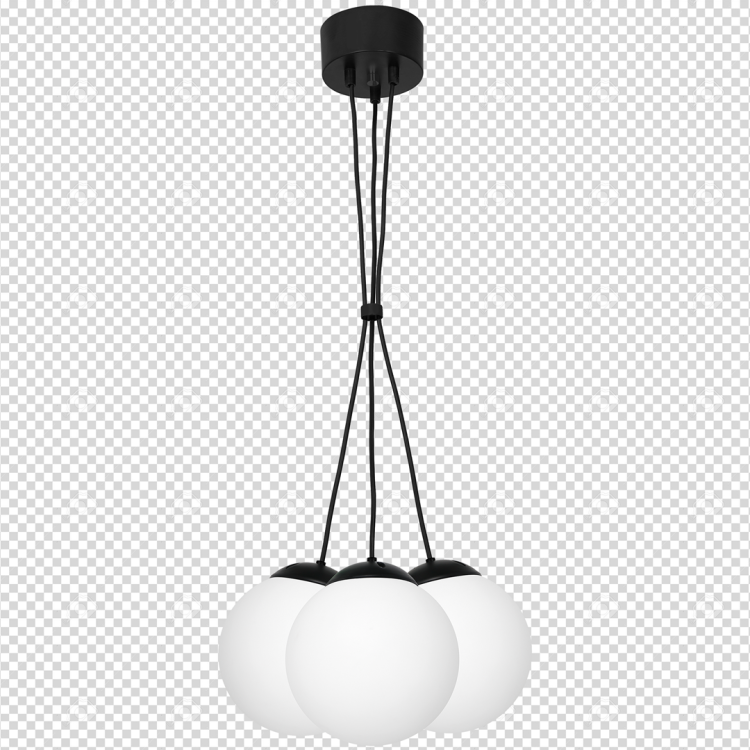Lampa wisząca LIMA BLACK 3xE14 MLP6523 Milagro
