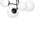 Lampa sufitowa LIMA BLACK 4xE14 MLP6527 Milagro
