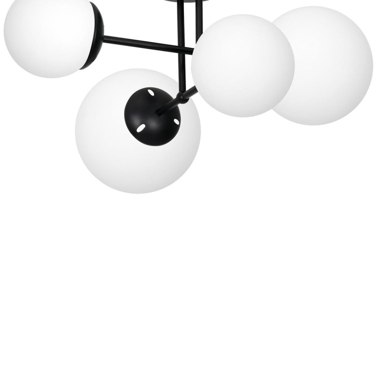 Lampa sufitowa LIMA BLACK 4xE14 MLP6527 Milagro