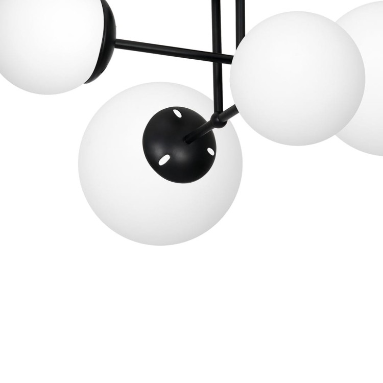 Lampa sufitowa LIMA BLACK 4xE14 MLP6527 Milagro