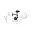 Lampa sufitowa LIMA BLACK 4xE14 MLP6527 Milagro