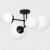 Lampa sufitowa LIMA BLACK 4xE14 MLP6527 Milagro