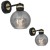 Kinkiet OMEGA BLACK/GOLD 1xE27 MLP6528 Milagro