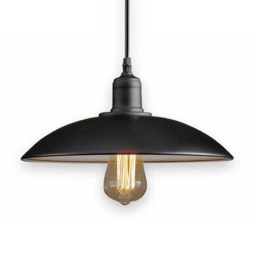 Lampa sufitowa wisząca Industrialna CUENCO Kobi KRCO Loft nowoczesna metalowa czarna