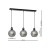 Lampa wisząca OMEGA BLACK/GOLD 3xE27 MLP6531 Milagro